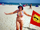 Nudist Beach Action Day 2002  Studland United Nudists