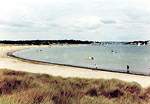 View over Shell Bay from The Point  Studland United Nudists