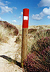National Trust Red Post  Studland United Nudists